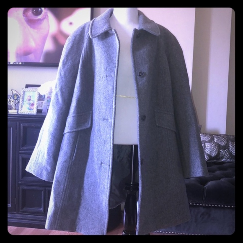 Wool Peacoat, Plus size